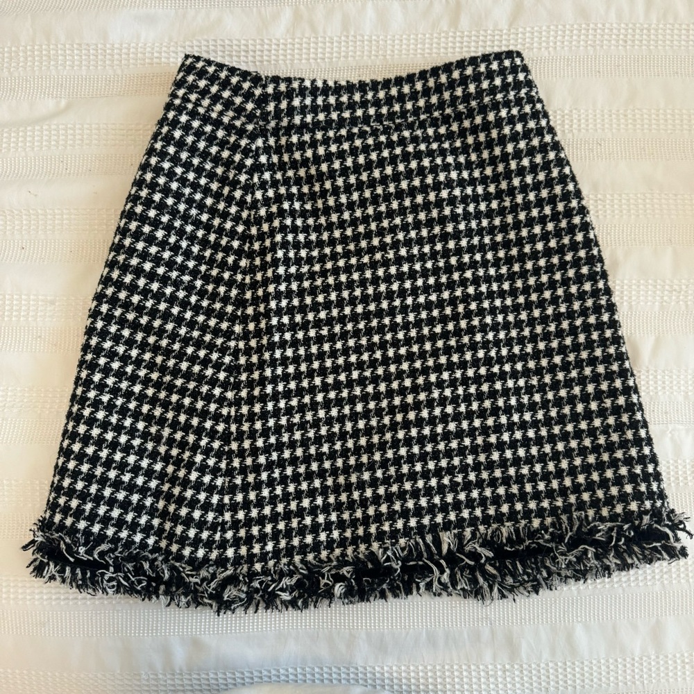 kate spade tweed mini skirt